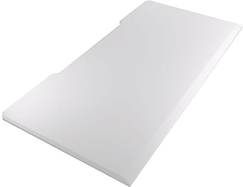 Ultimate Setup Tischplatte 160x80, Schreibtischplatte 160x80, Gaming Tisch 160x80, Bürotisch 160x80, Massive MDF Platte (Weiß, 160x80x2,5 cm)