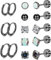 Diamday 8Paare Titan-Stahl Piercing Ohrstecker Set 20G Hoop Creolen Ohrringe für Damen Herren Kleine Kugel Opal CZ Flache Rückseite Ohrringe Tragus Knorpel Helix Kleine Creolen für Mehrere Piercings