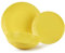 Vajilla Carioca amarillo 18 piezas Fade Maison