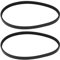 2pcs 4PHE285 Correa de transmisión compatible con Beko Compatible con Arcelik Secadora 491500303 Correa acanalada en V Correa de goma con hebilla cerrada 285 PHE