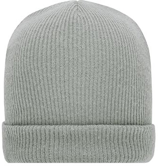 Myrtle Beach Winter Strick-Beanie - Angenehm weiche Beanie aus recyceltem Polyester | Farbe: light-grey | Grösse: one size