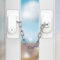 Fensterspalt Schloss AOSITE 2 Pack Türkette Ohne Bohren, Fenster Sicherungen Kinder Dachfenster für UPVC, Window Lock Chain mit Schlüssel, Fensterschlösser Kindersicher Für Kinder Haustiere Sicherheit