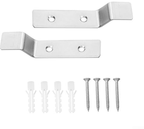 Fügt sich nahtlos in die Dekoration ein mit silberfarbenen Urinal-Haken zur Wandmontage