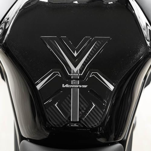Resin Bike Adesivi Moto Compatibile con Kawasaki Versys 650 2024. Protezioni Paraserbatoio da Urti e Graffi. Adesivi Resinati con Effetto 3D Made in Italy
