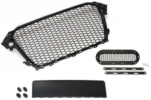 Auto Front Kühlergrille für Audi A4 B8 8K 11-15,Front Nieren Kühlergrill Front stoßstange Gitter Waben Grill Dauerhaft