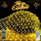 Net Lights Outdoor 200 LED 3M*2M Mesh Fairy Lights Plug in Waterproof Christmas String Lights with Remote Timer 8 Modes for Outside Indoor Bush Curtain Window Garden Party Decoration Warm White