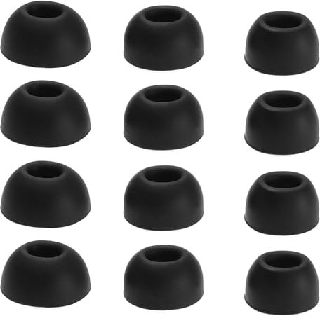 SG Store 6 paia di cuscinetti auricolari in silicone compatibili con JBL Tune 230NC TWS T230NC punte di ricambio per auricolari piccoli/medi/grandi 3 taglie nero