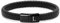 TOLOWOBK Lederarmband Herren Armband mit Buchstaben Gravur A-Z Buchstabe Armband Männer Schwarz Geflochten Leder Armbänder mit Magnetverschluss Einschulung Geburtstag Geschenke für Männer