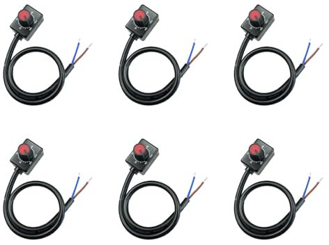 Giwnhvx DC 0/1-10V Manopola LED Dimmer, Bassa Tensione Passivo Dimmer PWM Dimming per 0-10V o 1-10V Dimmerabile Elettronico LED Driver 6Pc