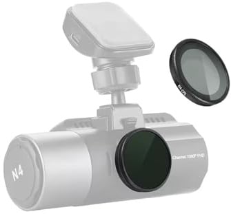 TILLMANER CPL-Filter für Vantrue N4 Dashcam, kreisförmige Polarisationslinse, reduziert Blendung und Reflexionen