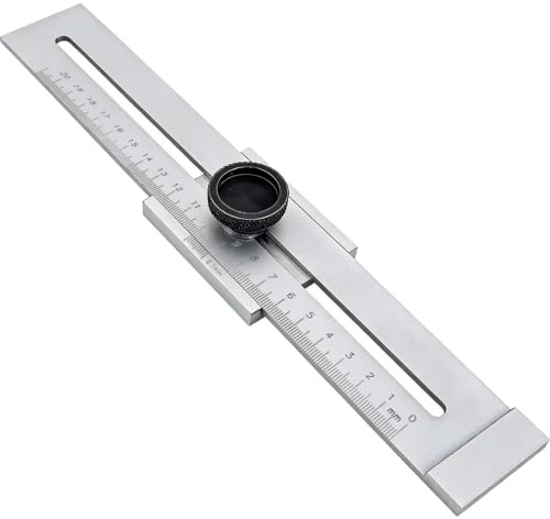 Trusquin de Traçage Métal, 200mm Jauge de Marquage | Jauge de Trait de Précision, pour Menuisier, Ingénieurs