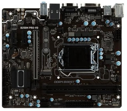 1 pz. Scheda madre B250M PRO-VD B250 LGA 1151 DDR4 32 GB M.2 Micro-ATX supporto CPU i7-6700 6500 6300 G4500 7700 7600 usata