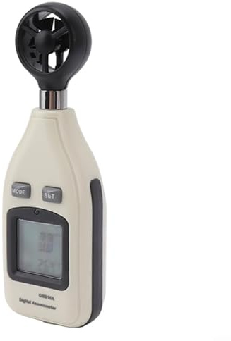 GM816A LCD Digital Anemometer for Measuring Air Flow and Ambient Temperature in Industrial Outdoor Settings