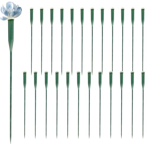 Tubetti d'acqua per fiori, 25 pezzi, riutilizzabili, con punte in silicone, supporto per fiori per rose, per casa e ufficio, orchidee, gigli, e bouquet di orchidee