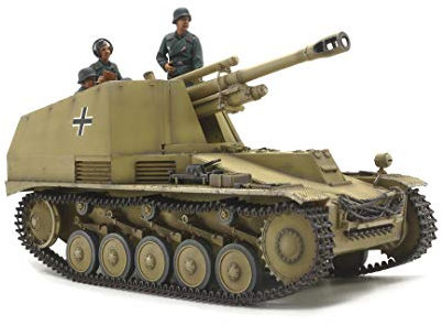 TAMIYA 35358 - 1:35 Panzerhaubitz Wespe Italien. Front, Modellbau, Plastik Bausatz, Hobby, Basteln, Kleben, Modellbausatz, Modell, Zusammenbauen, Unlackiert