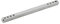 THIRARD - Accessoire carré percé pour porte intérieure, carré 6x100mm