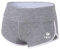 Kipro Frauen Shorts Sexy Hotpants Fit Yoga Shorts Light Grey 2XL
