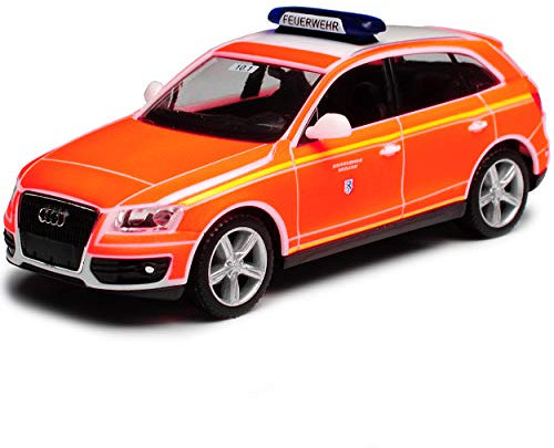 A-U-D-I Q5 8R Feuerwehr Kommandowagen Ingolstadt 1. Generation 2008-2016 H0 1/87 Herpa Modell Auto mit individiuellem Wunschkennzeichen