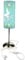 CreaDesign TI-1032-14 Schmetterling türkis Nachttischlampe Kinderzimmer mit Namen, Kinder Tischlampe/Schlummerlicht mit Schalter für Steckdose, E14, 38 cm hoch