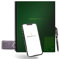 Rocketbook Matrix Digitales Notizbuch Millimeterpapier Seiten - Wiederverwendbarer Notizblock - 21,6 x 27,9cm - Wiederbeschreibbar mit inkl. Pilot Frixion Stift und Mikrofasertuch - Grun