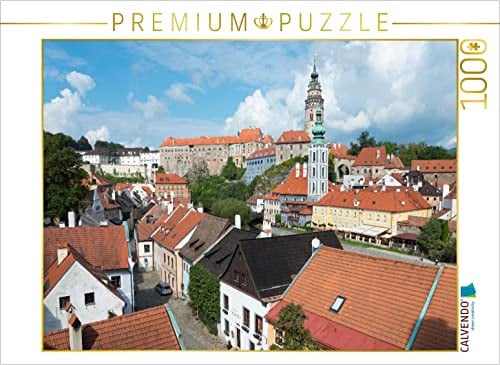 CALVENDO Puzzle Cesky Krumlov oder Böhmisch Krumau | 1000 Teile Lege-Größe 64 x 48 cm Foto-Puzzle für glückliche Stunden