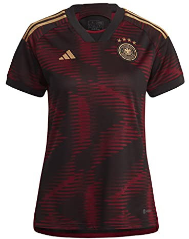 adidas Damen Dfb A T Shirt, Schwarz, S EU