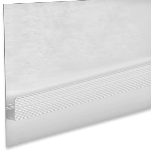 INNOVATE Trockenbau Profile für LED Streifen 2m bis 11mm Breite Schattenfuge lang Aluminium Profil indirekte Beleuchtung Wohnzimmer Aluprofil LED Profil 2m mit passgenauer Abdeckung satiniert