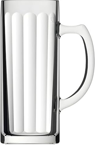 RASTAL GMBH & CO KG Vasos de cerveza, capacidad: 0,30 litros, altura: 163 mm, diámetro: 68 mm, 6 unidades, transparente