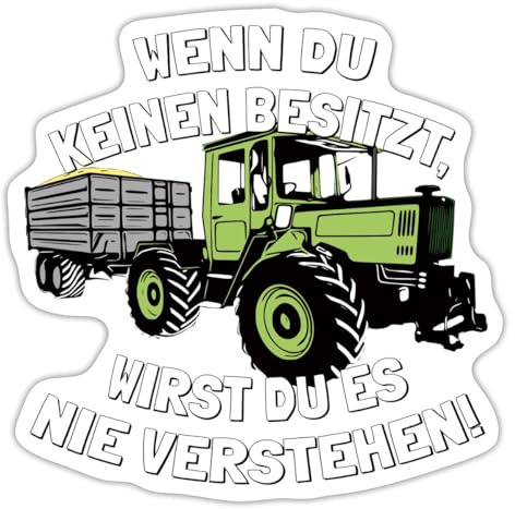 Traktor - Geschenk für Landwirte und Traktor-Fans Sticker Aufkleber
