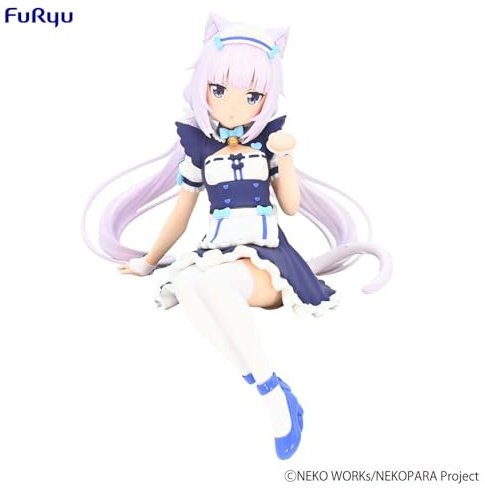 Furyu Nekopara Statuette PVC Nudelstopper Vanille 14 cm - Anime, Schwarz