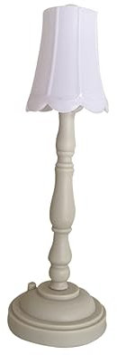 DOITOOL 1stück Mini Tischlampe Aus Hochwertigem Material Dekorative Schreibtischlampe Für Gemütliche Atmosphäre Vielseitig Einsetzbar Schlafzimmer Cafés Und Mehr Weiß