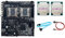 Daconovo X99 Dual-Socket Motherboard LGA2011-3 Dual CPU Support RECC DDR4 Memory con 2XE5 2609 V3 CPU+SATA Cable+Switch Cable