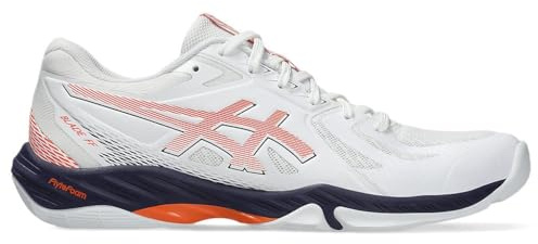 ASICS Blade FF 1071A093-103, Men Squash Shoes, White, 42,5 EU