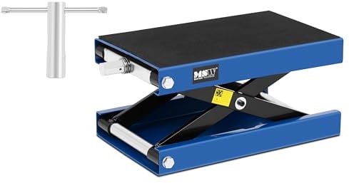 MSW Motorradhebebühne mechanisch betrieben 500 kg 9,5-36 cm Motorradheber Motorradbühne Montagebock für Quad ATV und schwere Geräte