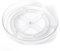 LUZOON, Organizzatore da cucina 1 confezione da 1 supporto girevole in plastica contenitore girevole e portaspezie, plastica senza BPA da 23,5 cm - trasparente