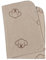 Sterntaler Babydecke Bauernhof - Schmusedecke mit Allover Motiv - weiche Kuscheldecke Baby aus Plüsch - Kinder Decke, beige
