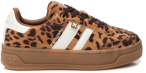 XTI 143644, Zapatillas Mujer, Leopardo, 40 EU