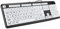 TIKATARER Large Print Keyboard, Black Low Type Writer Keyboards For Computers with White Large Print Keys Learn To Type Keyboard For the Elderly (Black)