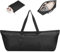 Sporttasche Damen, Yogatasche für Matte und Zubehör, Groß Gym Bag Herren, Yogamatte Tasche mit Schuhfach & Nassfach, Verstellbarem Schultergurt Fitnesstasche für Pilates, Reisen, Training(Schwarz)