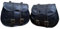 american blue Motorrad-Satteltaschen, Fahrrad-Seitentasche, Fahrrad-Werkzeugtasche | Satteltaschen | Motorradtaschen | Fahrradsatteltasche | Ledertasche (2 Taschen) (Black)