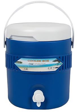 Glacières de boissons sportives – Distributeur de boissons sportives de 3,8 L avec robinet, boîte isotherme pour boissons, refroidisseurs de camping, cadeaux pour les amateurs de plein air