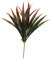 Baoblaze Artificial Grass Plant,Fake Tall Grass with Ground Stake Artificial Shrub Faux Greenery Plant for Pathway,Pots Filler,Wedding, Green Red
