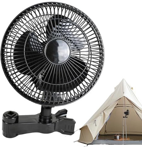 Ventilateur Oscillant pour Tente de Culture | Ventilation Pivotante D'Intérieur | Ventilateur Silencieux 2 Vitesses Réglable Pour Atelier, Camping-Car, Camping, Serre, Chambre, Tente, Salle De Sport,