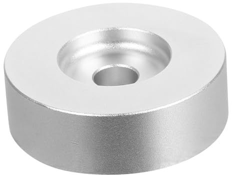OSALADI Adaptador para Discos de Vinilo con Diseño de Agujero Grande Soporte Estable y Portátil para Tocadiscos y Reproductores Mejora la Calidad de Sonido y Reduce Vibraciones para