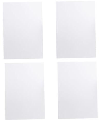 Anneome Schmierpapier Weiß Papier Blankopapier Augenschutz | Kinder und Studenten, Selbstgemacht Geeignet, Praktische Schreibblöcke, 4 Stück-pack für Schule und Büro