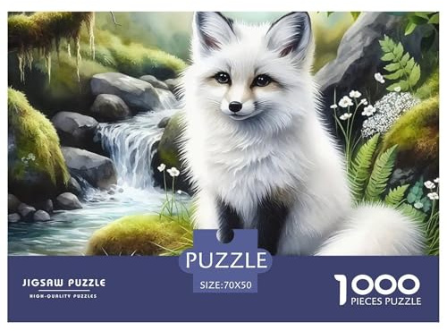 Fox Puzzle 1000 Teile Für Erwachsene Und Kinder Puzzles-Geschenk Herausforderung Spielzeug 70x50cm/1000pcs