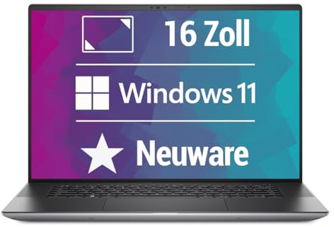 Dell Precision 5680 16 Zoll Full HD Laptop Intel Core i7-13800H@ bis zu 5,2 GHz 16 GB 512 GB SSD mit Windows 11 Pro & GRATIS Antiviren-Software - NEU & OVP