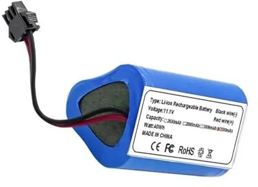 10.8V 11.1V Lithium Battery,Compatible For Cecotec,Conga,Slim 890,Wet Robotic Vacuum Cleaner(3200mAh Battery)