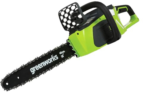 RocwooD Cordless Chainsaw 16 Greenworks 40V Forestry Chain Speed 11 m/s Pitch 3/8 40 cm Blade 1500W 99dB Ergonomic Handle 2.5 Ah Li-ion Tool ONLY
