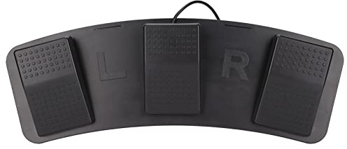 Chiyyak USB-Dreifach-Fußschalterpedal, Ergonomisches, Langlebiges Design für Gaming und Mediensteuerung, Ideal für Profis und Enthusiasten (#1)